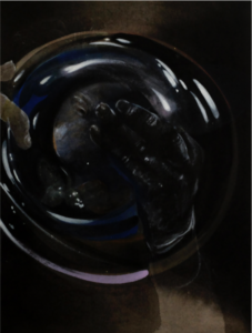Miroir de poche, acrylique sur toile 80X60cm 2020