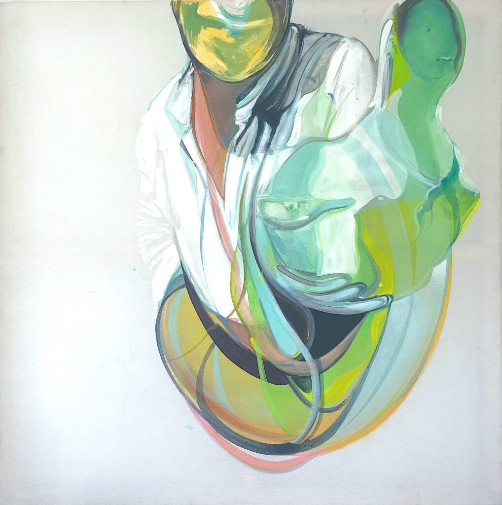 Sphinx Ornement Acrylique sur drap 120X120cm