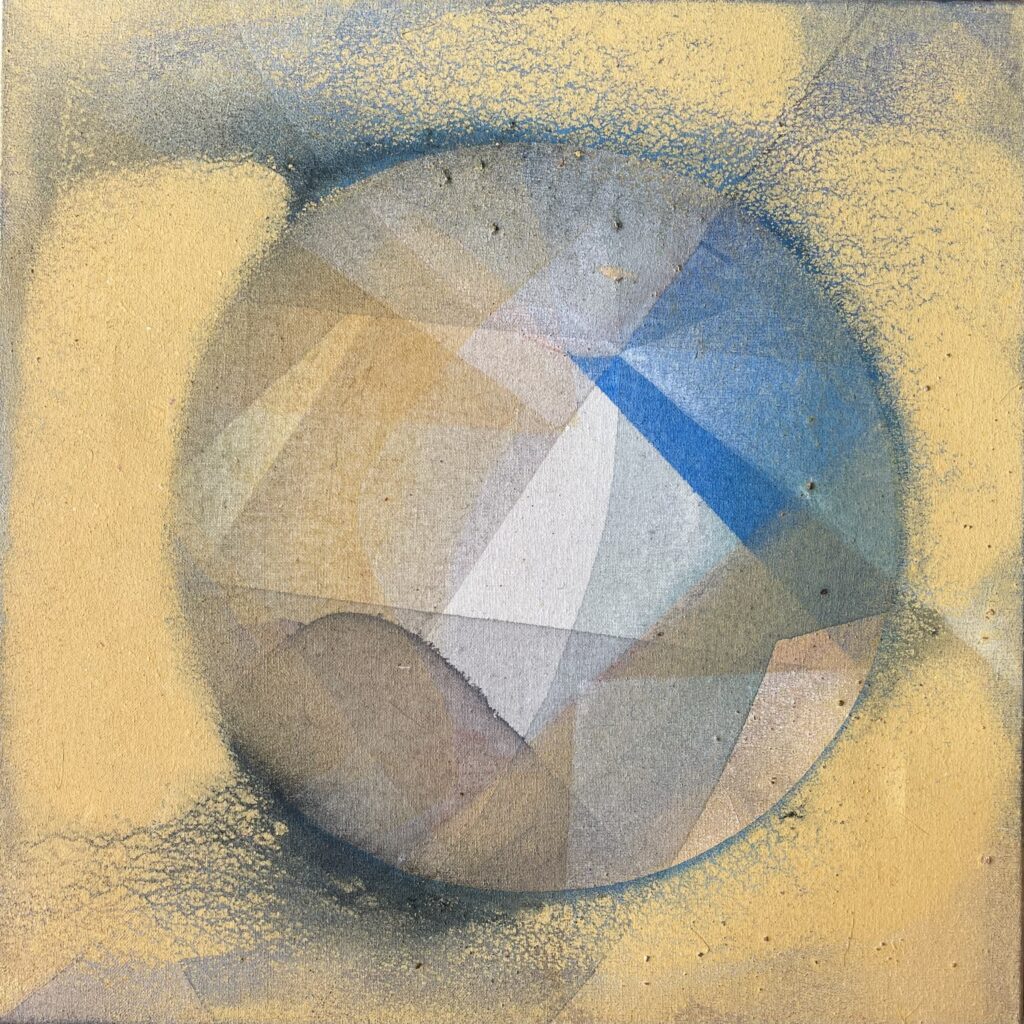 le son des nuages 30X30cm acrylique sur toile